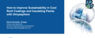 How to improve sustainability in cool roof coatings and insulating paints with Omyasphere