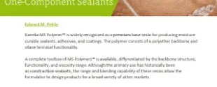 One-Component Sealants