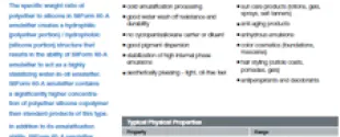 SILFORM* 60-A emulsifier Specialty Fluids