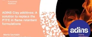 A solution to replace the PTFE in flame retardant formulations