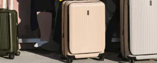 90% PCR-based polycarbonate for travel suitcase by Covestro