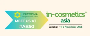 Uniproma to showcase its next-generation ingredients at in-cosmetics Asia 2025