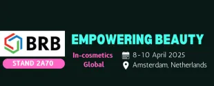 BRB to showcase new silicone elastomer gels and emollients at incosmetics Global 2025