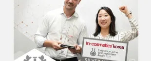 Greentech’s Upcycled Ingredient Earned Silver at in-cosmetics Korea Innovation Awards