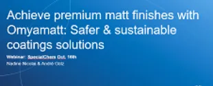 Achive premium matt finishes with Omyamatt