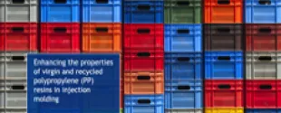 Enhancing the properties of virgin and recycled polypropylene (PP) resins in injection molding