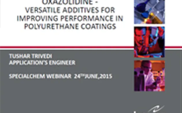 Incorez Webinar - Oxazolidine