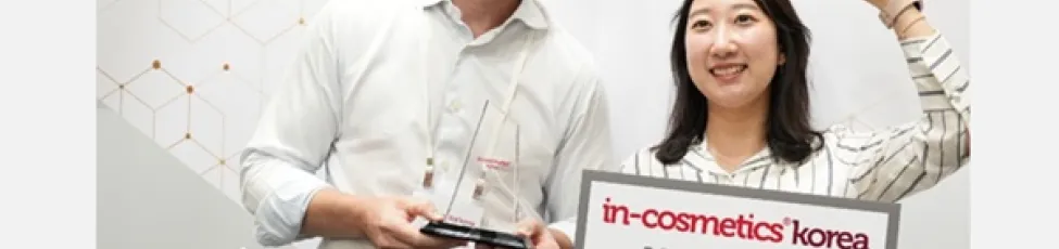 Greentech’s Upcycled Ingredient Earned Silver at in-cosmetics Korea Innovation Awards