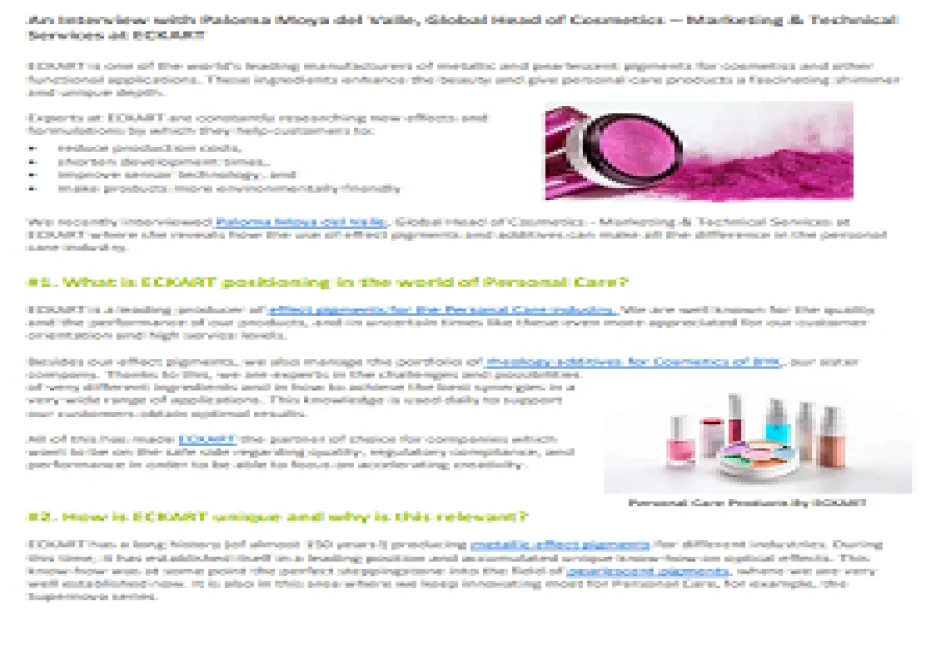ECKART PIGMENTS