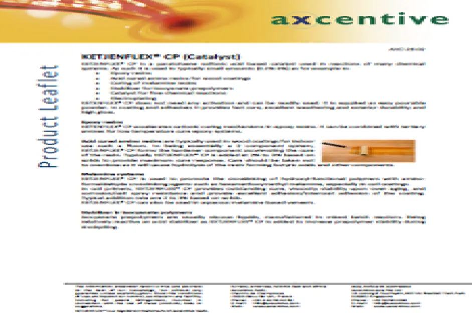 Product Leaflet Ketjenflex CP